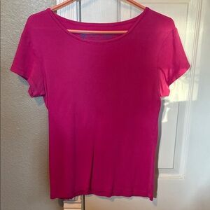 Victoria's Secret Fuchsia Short Sleeve Tee
